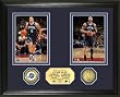 Deron Williams - Carlos Boozer Duo 24KT Gold and Color Coin Photo Mint