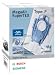 Bosch Megaair Super Tex Type P Vacuum Bag, Large 6 Litre Capacity, Pack Of 4 And Includes A Micro Hygiene Filter For The Motor