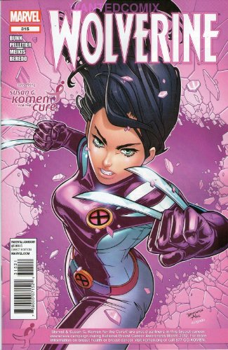Wolverine #315 1st Print Variant Susan g. Komen Breast Cancer Awareness x23