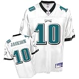 DeSean Jackson Jersey: Reebok White Replica #10 Philadelphia Eagles Jersey