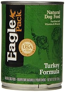 Eagle Pack Natural Wet Canned Dog Food, Turkey Formula, 13.2-Ounce Can (Value Pack of 12)