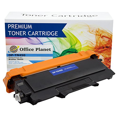 Office Planet Compatible Replacement for Brother TN450 Toner Cartridge, Brother TN420 High Yield Toner Cartridge Black (2,600 Page Yield) For Use With Brother DCP-7060D, DCP-7065DN, IntelliFax-2840, IntelliFAX-2940, HL-2220, HL-2230, HL-2240, HL-2240D, HL-2270DW, HL-2275DW, HL-2280DW, MFC-7240, MFC-7360N, MFC-7365DN, MFC-7460DN, MFC-7860DW Printers