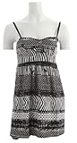 Roxy Juniors Buried Shell Dress, True Black Print, Small