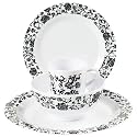 Outwell Camping Geschirr Set Flower f&uuml;r 4 Personen