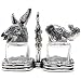 Kitchen & Housewares : Pewter Republican and Democrat (Elephant and Donkey) Salt and Pepper Shakers