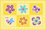 Flowerland Rug- 39x58 Rectangle