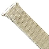 Watch Band Exoansion Metal Stretch Silver Color fits 18mm to 22mm
