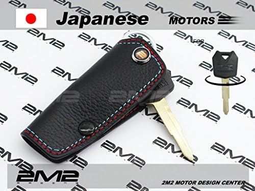 Kawasaki Motorcycle_2M2 L02SMLKM004 Leather key fob holder case chain cover for Z 1000 IV J 300 Z 250 Z800 NINJA 250R 300 SE ZX-6R NINJA636 ZZR1400 ZX14R ER-6 N/F VERSYS 1000 W 800 Z 1000 SX III VULCAN 1700 900 Classic NINJA 400R 650 ABS KFX 50 90 450R KLR 650 KLX 250S 110 140 KX 65 85 100 250F 450F Z 750R NINJA 250R 300 ZX-9R ZX-10R ZX900 ZX-12R ZX-6R ZRX1200R