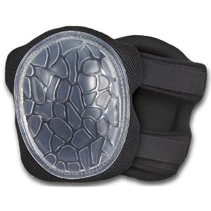 ProFlex 367 Low-Profile Cap Honeycomb Gel Knee Pad, Black by 