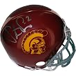 Steve Smith Autographed USC Replica Mini Helmet Sports Football