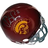 Steve Smith Autographed USC Replica Mini Helmet Sports Football