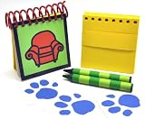 Handcrafted Dry Erase Blue's Clues Handy Dandy Notebook (Steve)