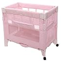 ARM'S REACH CONCEPTS Pink Dot Mini Co-sleeper Bassinet - Mini 20''x 34''