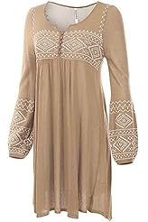 Embroidered Bishop  Dress