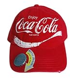 Coca Cola Bottle Opener Hat - Red