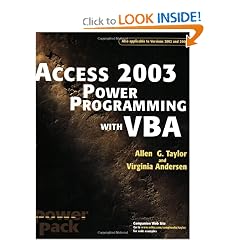 Access 2003 Power Programming with VBA