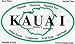 Kauai, Hawaii, Vinyl Surfing Decal Bumper Sticker for Cars, Trucks, Notebooks (Tunnels, Pinetrees, Hanalei Bay, Poipu Beach, Longhouse, Acid Drop, Salt Pond)