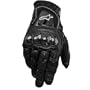 Alpinestars SMX-2 Air Carbon Men's Leather/Textile Street Racing Motorcycle Gloves - Color: Black, Size: Large
