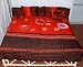 5 Pcs Sets Velvet Quilt Jaipuri Handmade Comforter Bedspread