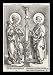 Albrecht (school) Duerer ( The Twelve Apostles, St. Jude and St. Matthew Taddaeus) Framed Art Poster Print - 11 X 17