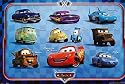 Cars (Group) Movie Poster Print - 24" X 36"
