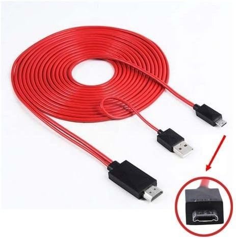 LVTING Micro USB to HDMI TV Adapter Cable For Samsung Galaxy Tab 4 SM-T231 7.0"