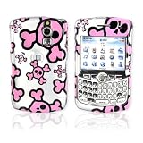 for Blackberry Curve 8330 Hard Case Skulls SILVER PINK!