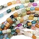 Gemstone Bead Lot Mix 4 x 6mm Barrel Beads /16 Inch Strand