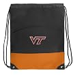 Virginia Tech Drawstring Bag Backpack Orange Hokies Draw String Cinch Back Pack - For Boys Girls Students or Adults