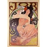 Poster of Job Cigarette Papers, by Alphonse Mucha (Print On Demand)