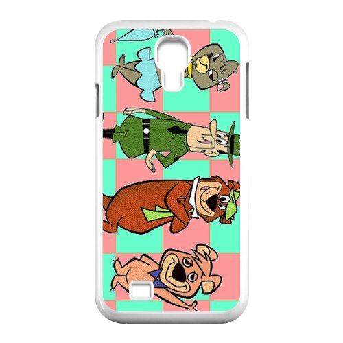 Vcapk Cartoon Yogi Bear funny and exciting Custome Hard Plastic Phone Case for Samsung Galaxy S4 I9500 Black&amp;White