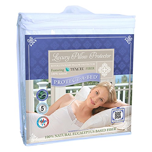 Protect-A-Bed Luxury Waterproof Pillow Protector, King