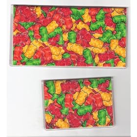 Checkbook Cover Debit Set Gummi Bears Candy