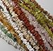 Over 1 Pound Mixed Gemstone Small to Medium Chip Beads Randum Mix 10 Strands 30 Inch or Longer