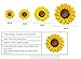 1 PCS Removable 3D Sunflower Wall Sticker Home Decor Room Decals Stickers 20CM /25CM/30CM/40CM (20cm)