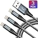 iPhone Charging Cable 6FT, 3Pack [Apple MFi Certified] USB to Lightning Cables Fast Charging, iPhone Charger Cord iPhone USB Cable Compatible with iPhone 14 13 12 11 Pro Max Plus 8 7 6 iPad and More