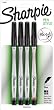 Sharpie Pens Fine Point 4/Pkg - Black/Blue/Red/Green