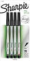 Sanford 1743410 Sharpie Pen Fine Point Pen, 4 Colored Pens