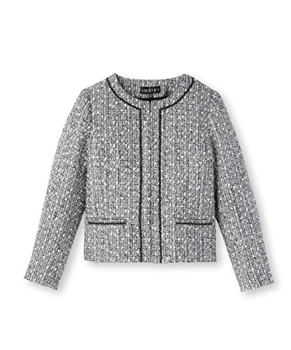 (インディヴィ) INDIVI ツィードノーカラージャケット 12748003