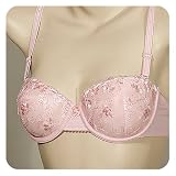 Multi Pack Lot of 2 Embroidered Half Cup Strapless Convertible Bras