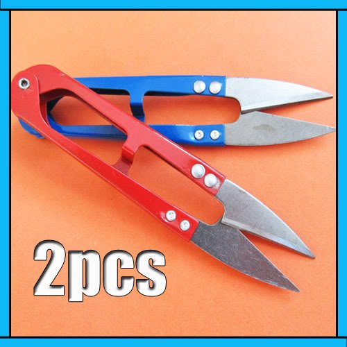 Easygoby 2x Embroidery Sewing Tool Snips Thrum Fishing Thread Beading Cutter Mini Scissor