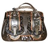 Fendi - Fendi B.Fendi Small Tobacco Zucca Patent Leather Handbag 8BN165-XK1-F0DQV