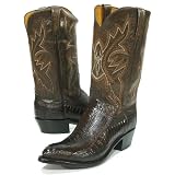 Lucchese Ostrich Leg Cowboy Boots Mens 11 - Brown by Lucchese
