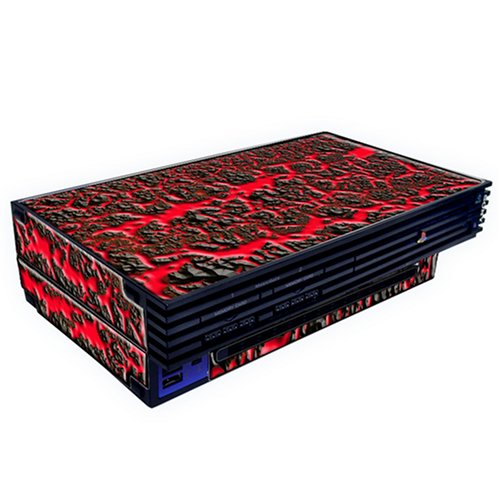Playstation 2 Lava Skin by Gamer Graffix