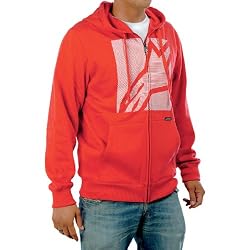 Alpinestars Linear Men's Hoody Zip Fashion Sweatshirt - Red/White