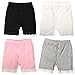 MyKazoe Girls Bike Shorts with Lace Trim (2T/3T, Basics (Black, White, Grey, Pink))