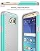 Galaxy S7 Case, E LV Samsung Galaxy S7- Full Body Hybrid Armor Protection Defender Case Cover - Dual Layer Armor Protective Case Cover for Samsung Galaxy S7 - [TEAL/GREY]