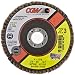 CGW 42102 Premium Z3 Right Angle Grinder Abrasive Flap Disc, Type 27, Zirconia, 4" Diameter, 36 Grit, 5/8" Arbor, Regular Thickness  (Pack of 1)