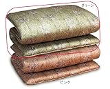 【激安特価】【送料無料】防ダニ・防臭・抗菌加工ボリューム羊毛3層式敷布団●シングル●グリーン
