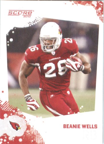 Beanie Wells - Arizona Cardinals - 2010 Score Football Card - NFL Trading Card in Screwdown Case